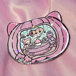 Pumpkin Tea Party Badge