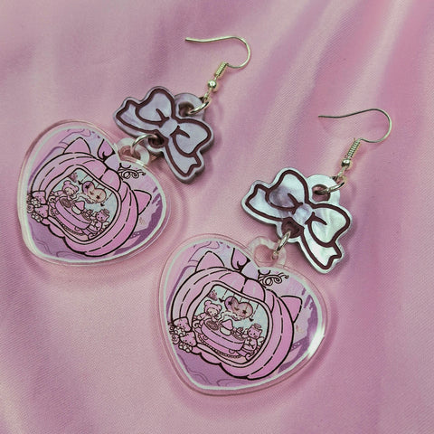 Pumpkin Tea Party Earrings (2 Colour-ways)