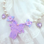 Ballet Necklace ~ Lilac