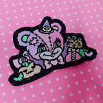 Party Bear Embroidered Patch