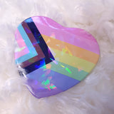 Back in Stock ~ Love is Love ~ Rainbow Heart Pin Badge