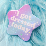 Pastel Star Pin Badges