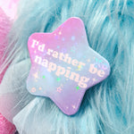 Pastel Star Pin Badges