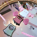 Kitty Boo Necklace ~ Pink