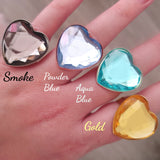 Heart Jewel Rings (Various)