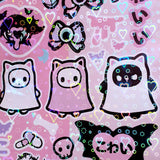 Scary Kawaii Sticker Sheet