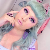 Coffin Doll Earrings ~ Lilac