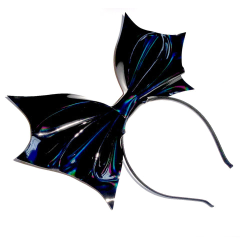 Holographic Bat Headbow (made to order)