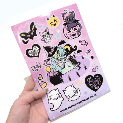Too Cute to Spook Sticker Sheet